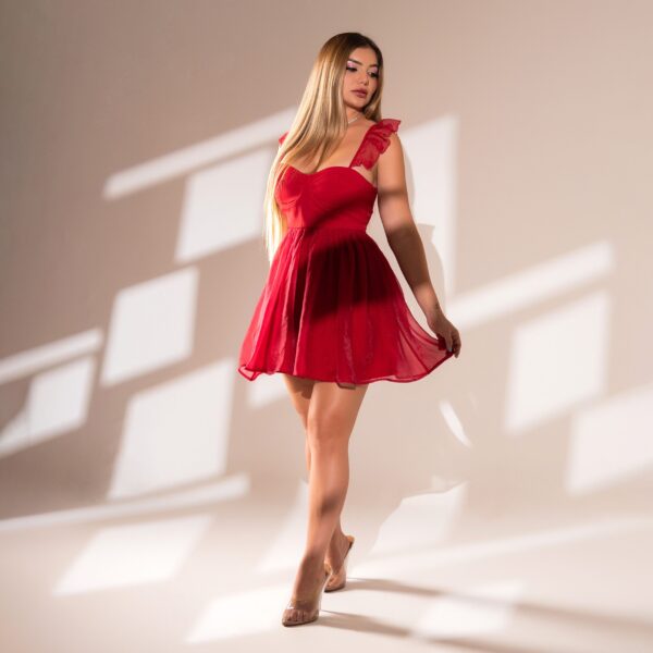 Vestido Red Princess - Image 3