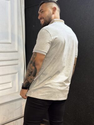 Polo Burberry Gris Claro